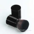 Cepillo de rubor negro cosmético cepillo de polvo de maquillaje único